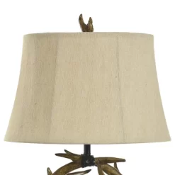 Dalton Brown Antler Table Lamp With Beige Hardback Fabric Shade - StyleCraft -Light Up Deals Store GUEST d4944ee9 0899 4b39 838e 94af4638af0e