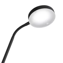 360 Lighting Taylor Modern Torchiere Floor Lamp With Side Light 72" Tall Satin Black LED Adjustable For Living Room Reading Bedroom Office House Home -Light Up Deals Store GUEST d4ceb23e 77f6 419c a470 ad1f10e3e61d