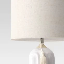 Large Assembled Ceramic Table Lamp White - Threshold™ -Light Up Deals Store GUEST d72950b8 ea54 41af a1d4 cb6cbbe6dd5a