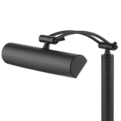 360 Lighting Grady Traditional Piano Banker Desk Lamp 16 1/2" High Black LED Adjustable Bronze Metal Shade For Bedroom Bedside Nightstand Kids Desk 2 360 Lighting Grady Traditional Piano Banker Desk Lamp 16 1/2" High Black LED Adjustable Bronze Metal Shade For Bedroom Bedside Nightstand Kids Desk - Image 2
