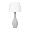 Modern Cement Table Lamp White - Olivia & May