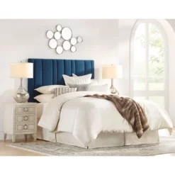 Possini Euro Design Swift Modern Table Lamp 30 1/2" Tall Mercury Glass Double Shade For Bedroom Living Room House Bedside Nightstand Office Entryway -Light Up Deals Store GUEST da767add 2e1d 4ced 82c1 65bd02d01ec2