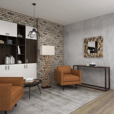 Rustic Jute Floor Lamp Brown - Olivia & May 9 Rustic Jute Floor Lamp Brown - Olivia & May - Image 9