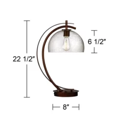 Possini Euro Design Modern Desk Lamps Set Of 2 With USB Port 22 1/2" High Bronze LED Clear Seeded Glass Shade For Bedroom Office 15 Possini Euro Design Modern Desk Lamps Set Of 2 With USB Port 22 1/2" High Bronze LED Clear Seeded Glass Shade For Bedroom Office -Light Up Deals Store GUEST dbca2a85 7b54 47b8 9b05 884d0ff9afcd