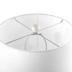 NuLOOM Flint Ceramic 30" Table Lamp Lighting - Cream 30" H X 15" W X 15"D -Light Up Deals Store GUEST df63fc9e 43b2 4293 8a78 71febcfc1124