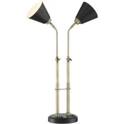 Possini Euro Design Sentry Modern Mid Century Desk Lamp 23" High Black Brass With USB Charging Port LED Adjustable Cone Shade For Bedroom Living Room 15 Possini Euro Design Sentry Modern Mid Century Desk Lamp 23" High Black Brass With USB Charging Port LED Adjustable Cone Shade For Bedroom Living Room -Light Up Deals Store GUEST e240447e 5fa7 45ac adb1 c441648f3303