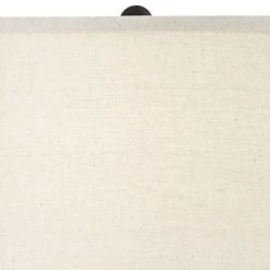 Regency Hill Blakely Modern Table Lamps Set Of 2 With Square Risers 26" High Bronze USB Charging Ports Touch On Off Oatmeal Shade For Bedroom Desk