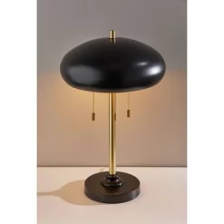 Cap Table Lamp Black - Adesso -Light Up Deals Store GUEST eb5dbff4 8fb1 4fe6 bea9 80c9a01247b3