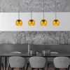 4.5" X 4.5" X 10" LED Dimmable Mini Pendant With Smoked Glass Rust - Cal Lighting