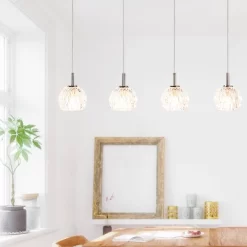 Lanson Pendant Chrome/Clear - Safavieh -Light Up Deals Store GUEST ed6e1f75 1e95 4c6b 8bdb 5fbeb9b0d3fc