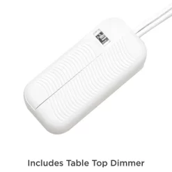 360 Lighting Karla Art Deco Style Table Lamps 25" High Set Of 2 Brushed Nickel With USB Charging Port And Table Top Dimmers White Fabric Drum For Desk -Light Up Deals Store GUEST ee8d7252 b8ab 441a af1f 23922c0a3f03