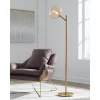 Abanson Floor Lamp Amber/Gold - Signature Design By Ashley