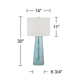 360 Lighting Marcus Modern Table Lamps 30" Tall Set Of 2 Mercury Glass Column White Drum Shade For Bedroom Living Room Bedside Nightstand Office Home 13 360 Lighting Marcus Modern Table Lamps 30" Tall Set Of 2 Mercury Glass Column White Drum Shade For Bedroom Living Room Bedside Nightstand Office Home -Light Up Deals Store GUEST f6aeba52 6c2c 42c5 8e8a 68c5b9d03f8e