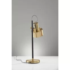 22.5" Clayton Desk Lamp Matte Black - Adesso