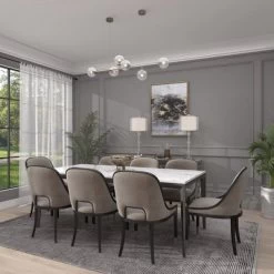 Glass Table Lamp With Drum Shade Silver - Olivia & May -Light Up Deals Store GUEST f72a3866 6ea3 4e59 aa2b f08d3b655a2e