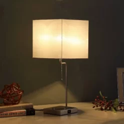 21.5" Modern Metal Table Lamp With USB Charging Port Gray - Ore International -Light Up Deals Store GUEST f783c5a1 71c1 44f6 976d fe5ee9d2a272