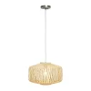 Circular Rattan Pendant Light Beige - Lalia Home