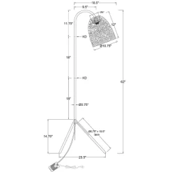 Seagrass Karina Tripod Floor Lamp Natural (Includes LED Light Bulb) - Threshold™ -Light Up Deals Store GUEST fa096d0b a838 4d0b a832 096d3504be5d