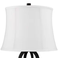 360 Lighting Marcel Industrial Table Lamps 24 1/4" High Set Of 2 Black With USB Charging Port And Nightlight LED Cream Shade For Bedroom Bedside Desk 10 360 Lighting Marcel Industrial Table Lamps 24 1/4" High Set Of 2 Black With USB Charging Port And Nightlight LED Cream Shade For Bedroom Bedside Desk -Light Up Deals Store GUEST fa0f0c6f 3b3f 4a49 b2a3 7cafc5b36091