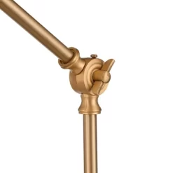 360 Lighting Industrial Modern Desk Lamp With USB And AC Power Outlet 23.5" High Antique Brass Metal For Living Room Bedroom House Bedside -Light Up Deals Store GUEST fe78ecf3 41d2 4e31 825a dbca011e1629